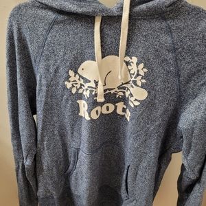 Roots Kanga Hoodie in Blue Salt and Pepper